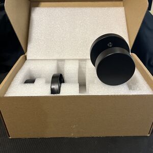 Dummy Door Knob, 2 Pack Matte Black Interior/Exterior Door Knobs for Closet, ...